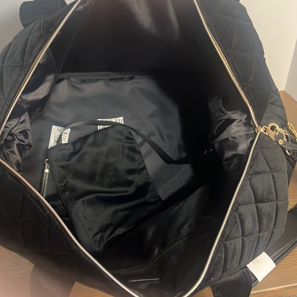 Joan & David Bags Nwtjoan David Diamond Quilted Velvet Travel Duffle Bag2 Poshmark